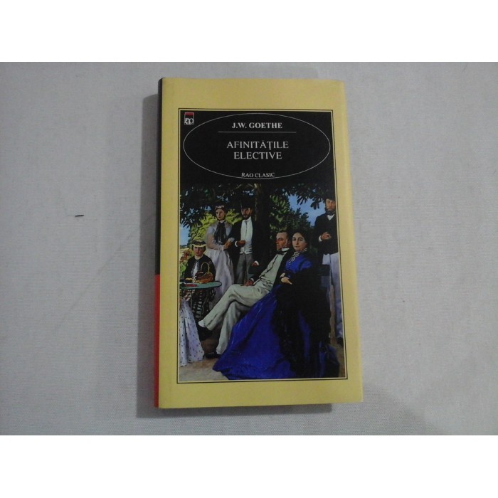   AFINITATILE  ELECTIVE  -  J. W.  GOETHE  